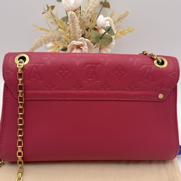 Louis Vuitton Rose Jaipur Monogram Empreinte Leather St Germain PM Bag - Picture 8 of 17